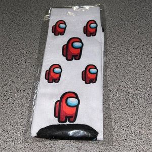 NWT Among Us Socks white Colorful Unisex One Size High Socks
